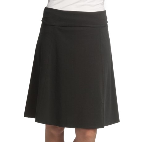 40%OFF レディースカジュアルスカート ロイヤル・ロビンスエッセンシャルロールオーバースカート - ストレッチコットンジャージー（女性用） Royal Robbins Essential Rollover Skirt - Stretch Cotton Jersey (For Women)